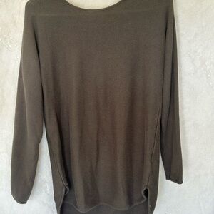 Michael Kors Brown Crew Neck Sweater Lightweight Knit